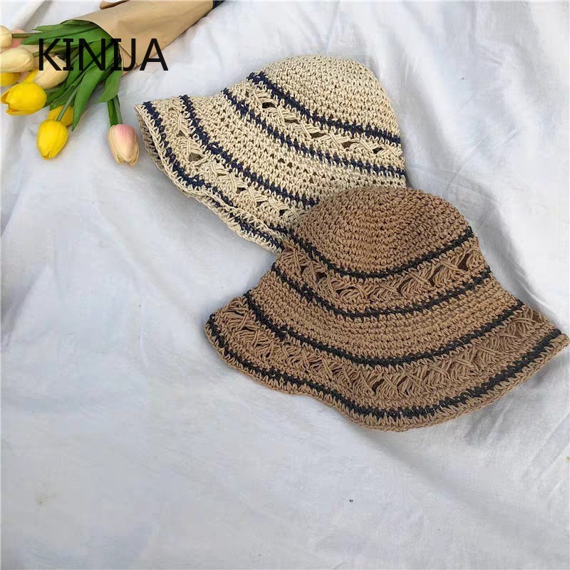Летняя шляпа женская соломенна – обзор и цена Bucket Hat Straw